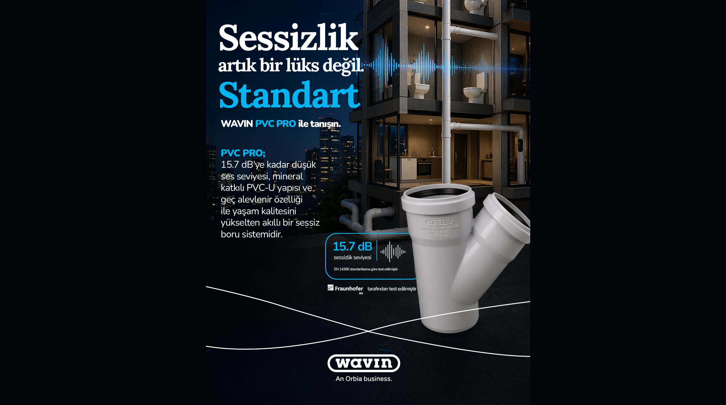 Wavin PVC Pro, Projelerde Hızla Yaygınlaşarak Sessiz Atık Su ...
